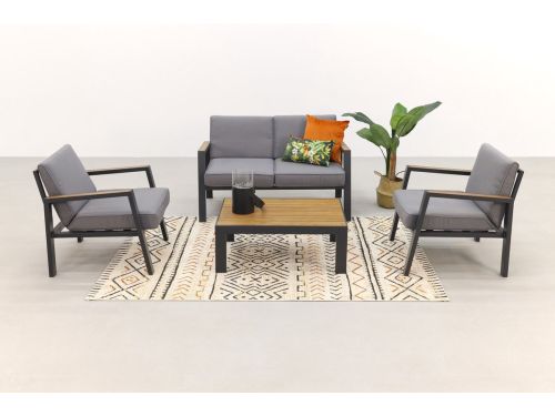 Monto stoel-bank loungeset - 4-delig - Compacte loungeset