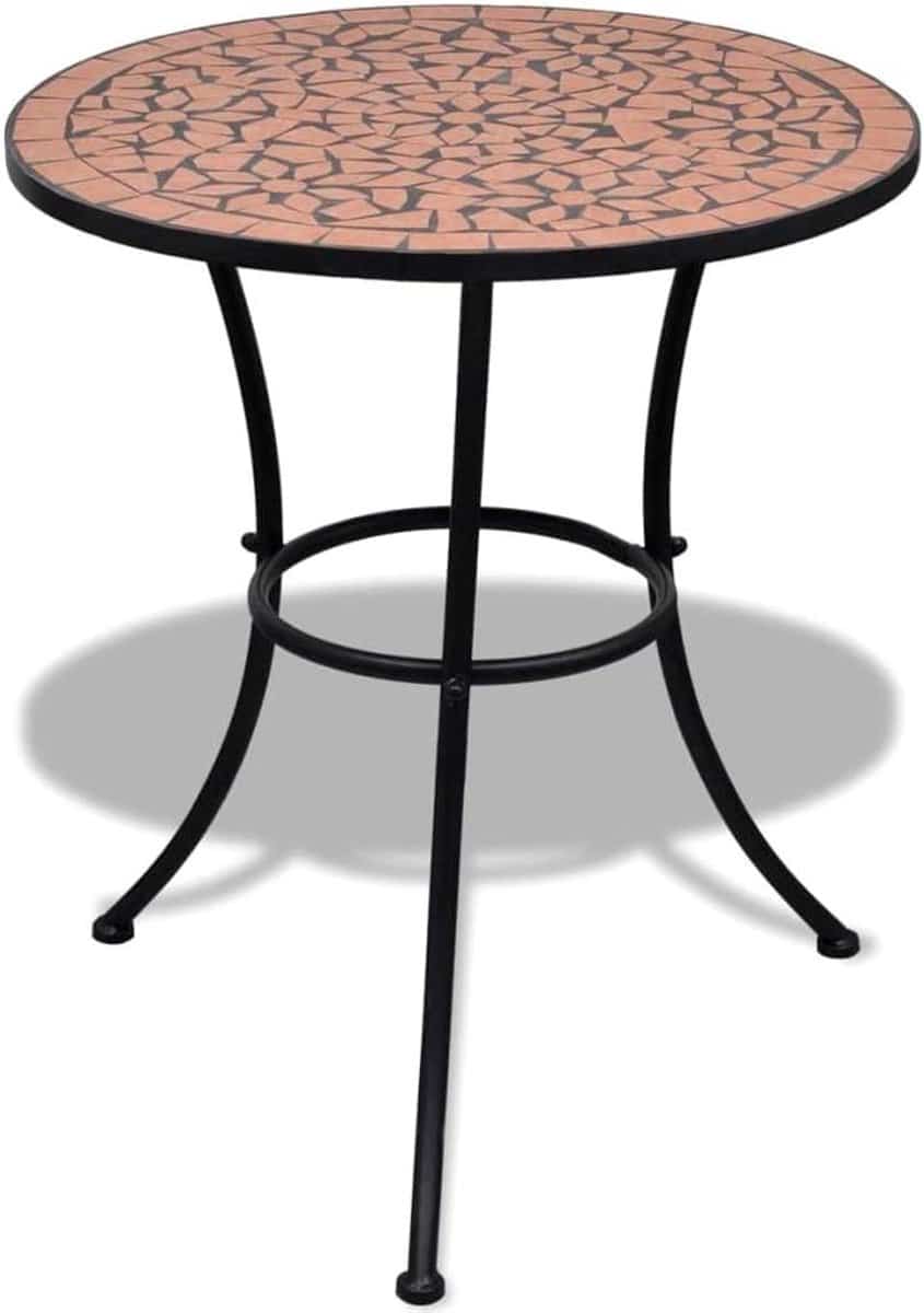 mozaïek bijzettafel keramische tuintafel buiten genieten onderhoudsvriendelijk