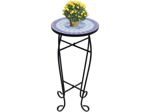 Mozaïek bijzettafel - Tuintafel planten - Buiten zitten - Weerbestendig