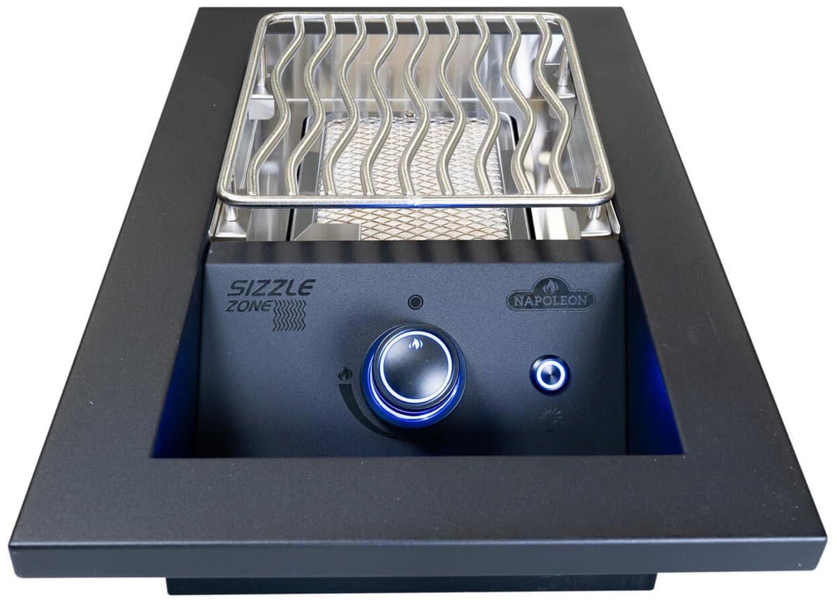 napoleon grills 700 serie 10′ inbouw sizzle zone mat zwart