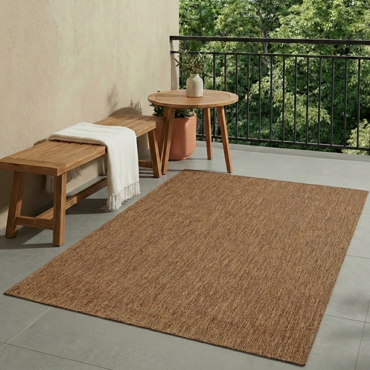 naturl. buitenkleed costa cognac 240x330cm