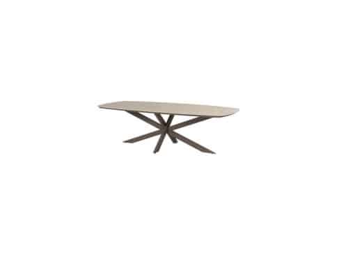 Nevada low dining tafel terre keramiek sabia panna 250x105 cm 4SO - 4so