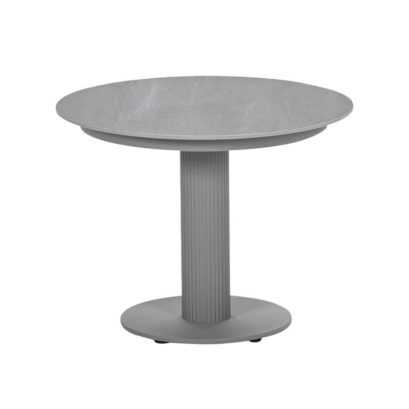 nice bijzettafel taupe/napoli sand dia60 cm garden impressions garden impressions