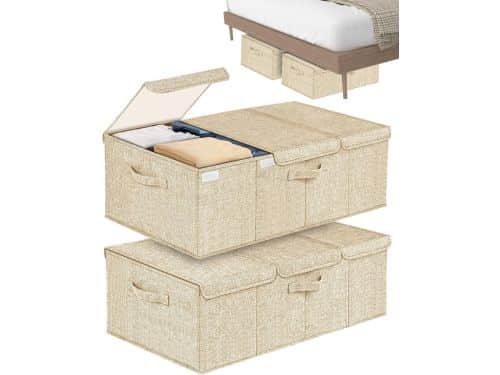 Onderbed Opbergcontainer - Opbergbox Set - Ruimte Besparen - Extra