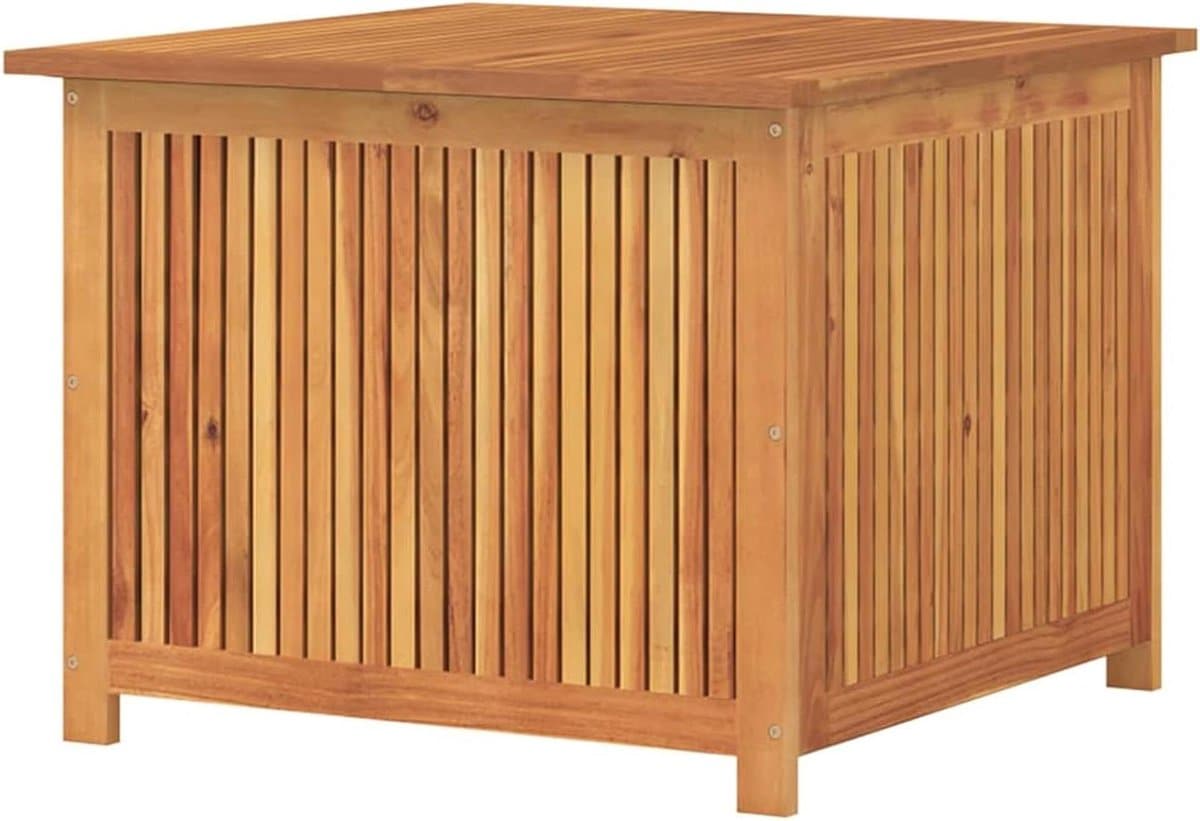 opbergbox hout tuinkist buiten tuinspullen opbergen massief
