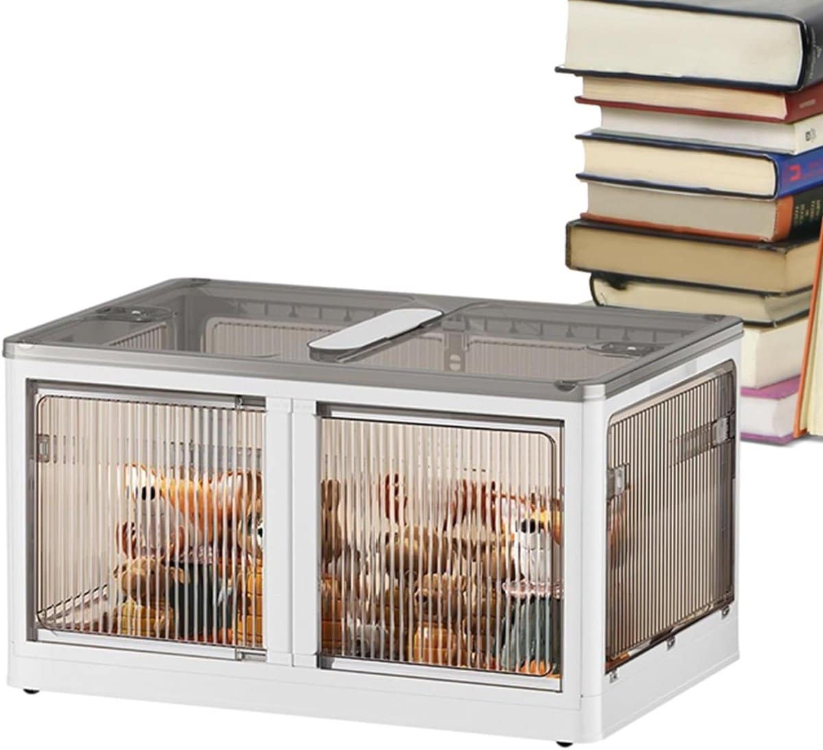 opbergbox met wielen vouwbare opberger ruimte ordenen