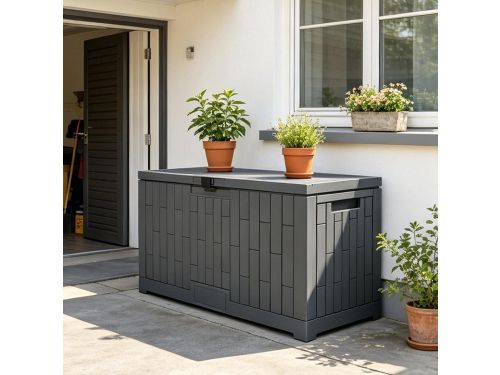 Opbergbox Terras - Buitenbox Waterdicht - Tuinspullen Opbergen - Versterkt