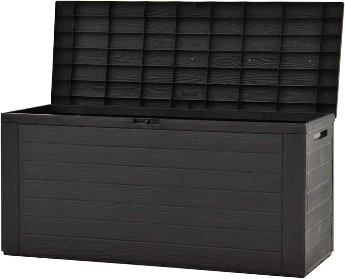 opbergbox tuin buitenbox plastic tuinspullen opbergen robuust