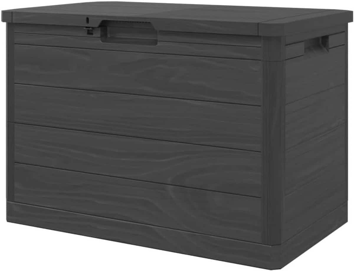 opbergbox tuin kussenbox balkon spullen opbergen woodlook