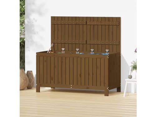 Opbergbox Tuin - Kussenbox Hout - Spullen Opslaan - Deksel