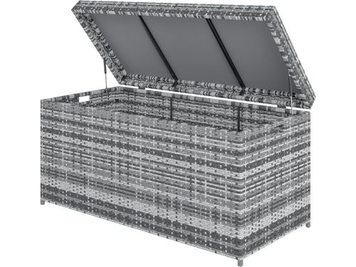 Opbergbox Tuin - Kussenbox Rotan - Buitenruimte Organiseren - Veiligheidsgasveren