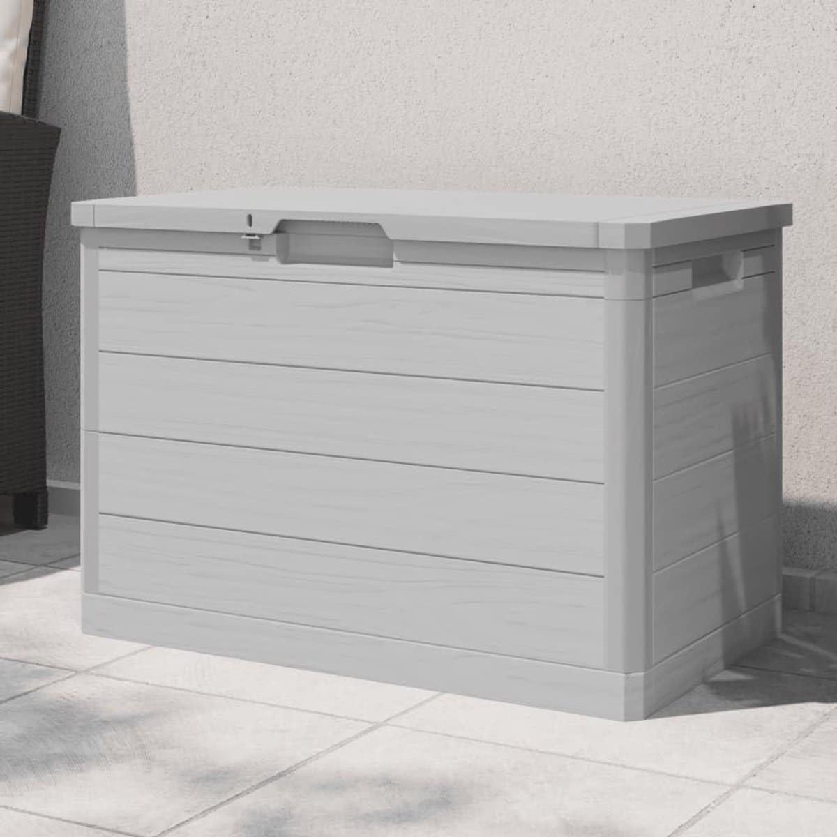 opbergbox tuin kussenbox terras spullen opbergen houtdesign