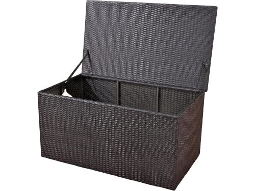 Opbergbox Tuinkussens - Kussenbox Polyrotan - Tuinmeubelen Opbergen - Uit