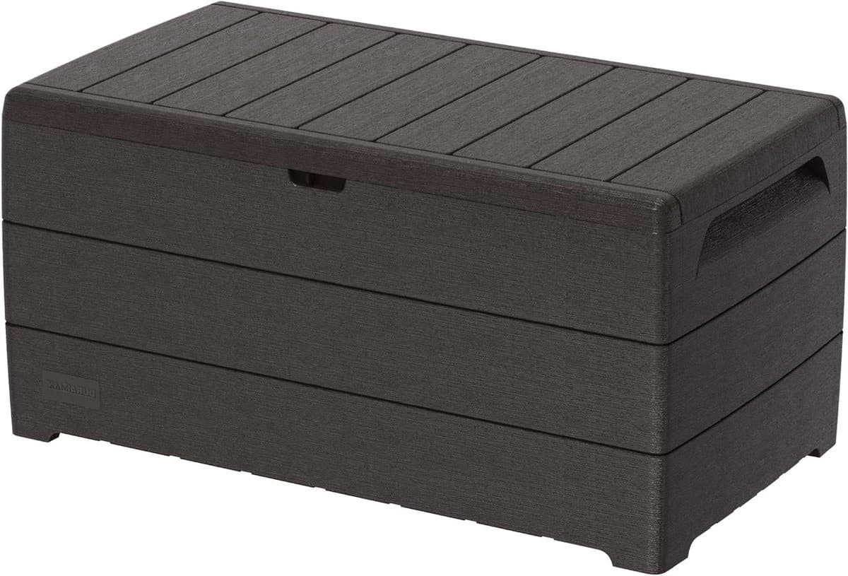 opbergbox tuinmeubelen kussenbox terras buiten spullen opbergen