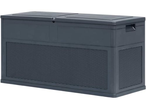 Opbergdoos Tuin - Tuinbox Dekselbox - Tuinspullen Opbergen - Houtstructuur