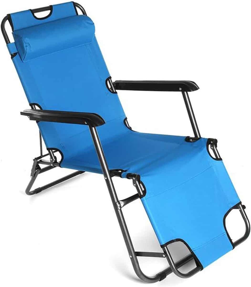 opklapbare stoel lounge fauteuil buiten ontspannen verstelbaar