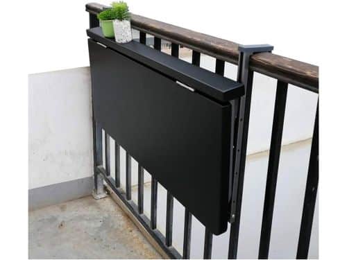 Opvouwbare bijzettafel - Wandtafel Balkon - Ruimtebesparend Werken - Inklapbaar