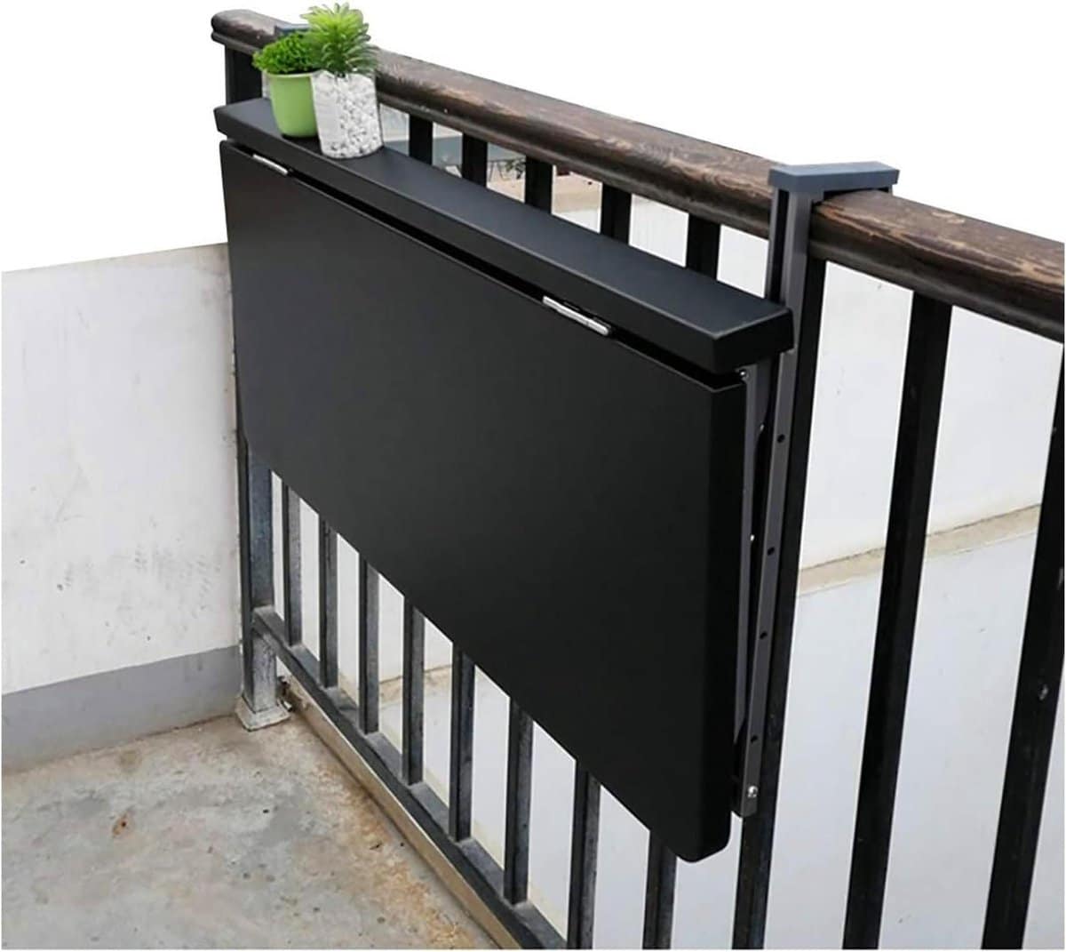 opvouwbare bijzettafel wandtafel balkon ruimtebesparend werken inklapbaar