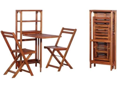 Opvouwbare Bistroset - Buitenmeubilair Set - Genieten van Buiten