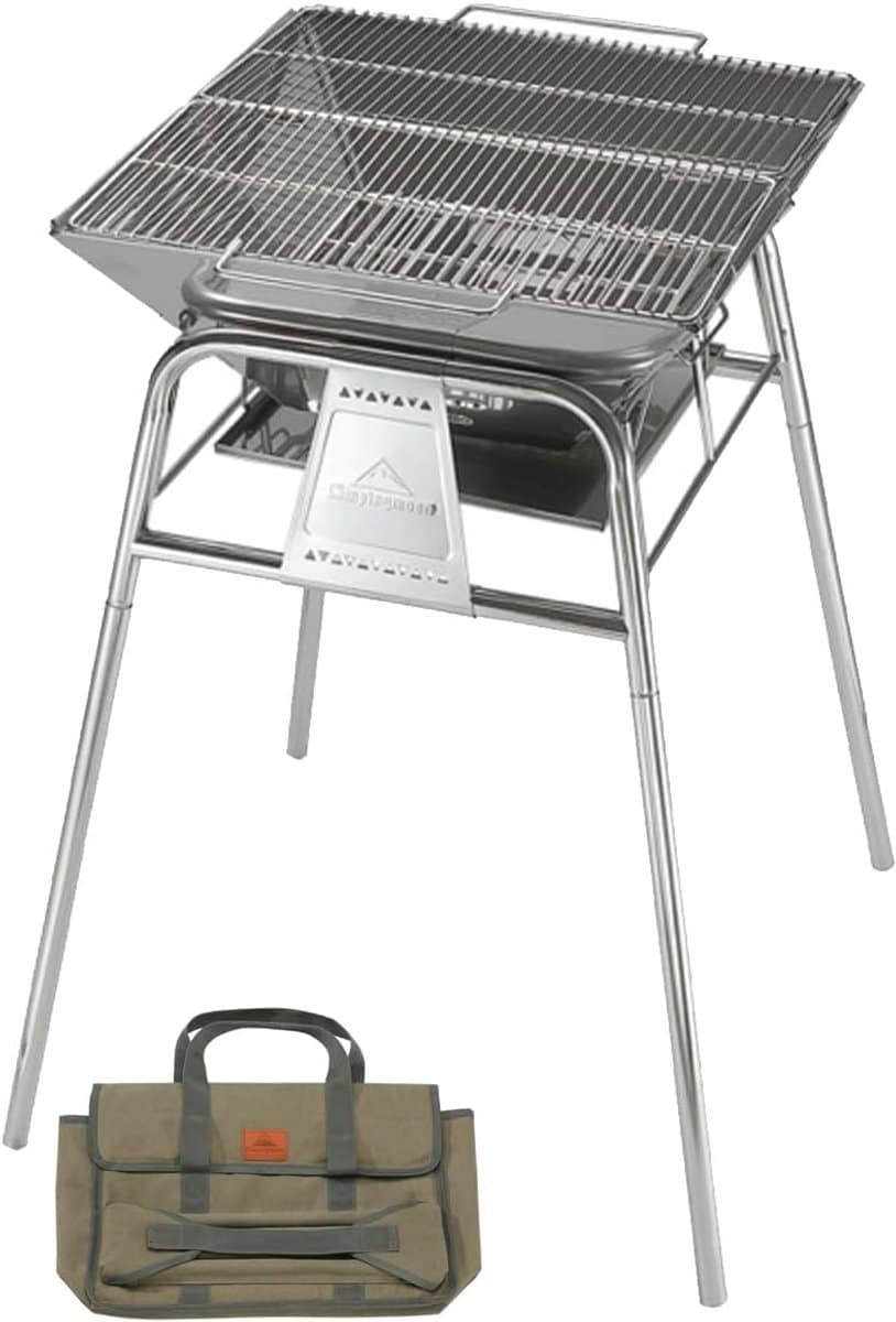 opvouwbare camping houtskool grill bbq rvs stand mt