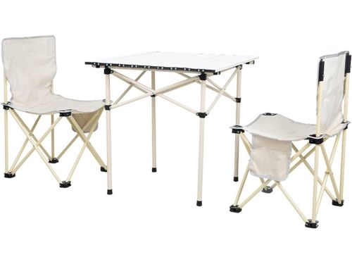 Opvouwbare campingtafel en stoelen - Picknickset buiten - Kamperen en