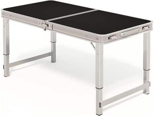 Opvouwbare eettafel - Klaptafel kampeer - Buitenbijeenkomsten - In hoogte