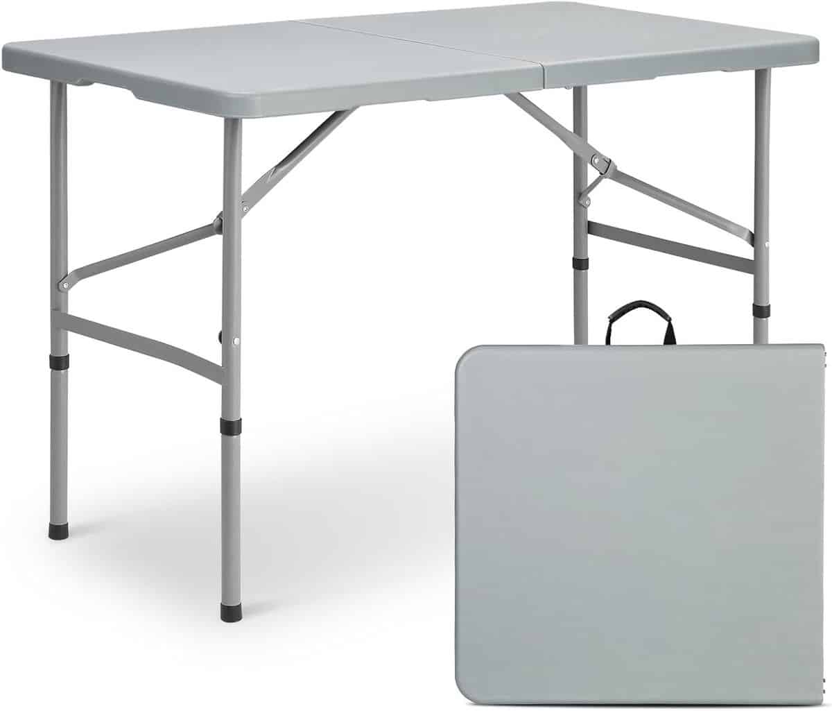 opvouwbare kunststof tafel klaptafel handgrepen buiten bijeenkomsten