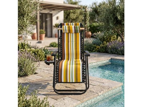 Opvouwbare ligbedden - Tuinstoelen - Relaxen in zon - Met