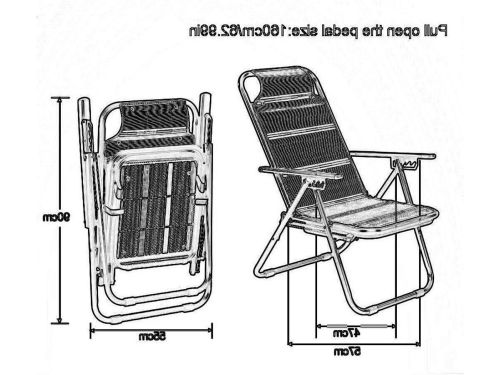 Opvouwbare Ligstoel - Lounge Stoel - Buiten Ontspannen - Ergonomisch
