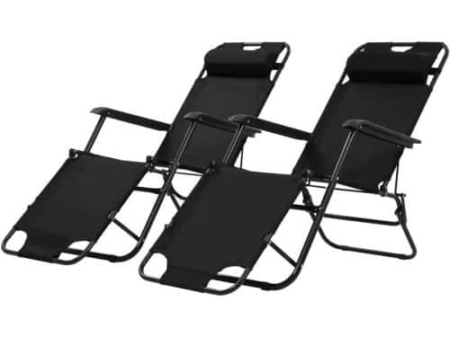 Opvouwbare ligstoelen - Tuinstoelen lounge - Ontspannen buiten - Verstelbaar