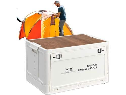 Opvouwbare opbergbox - Inklapbare bak - Buiten opbergen - Met