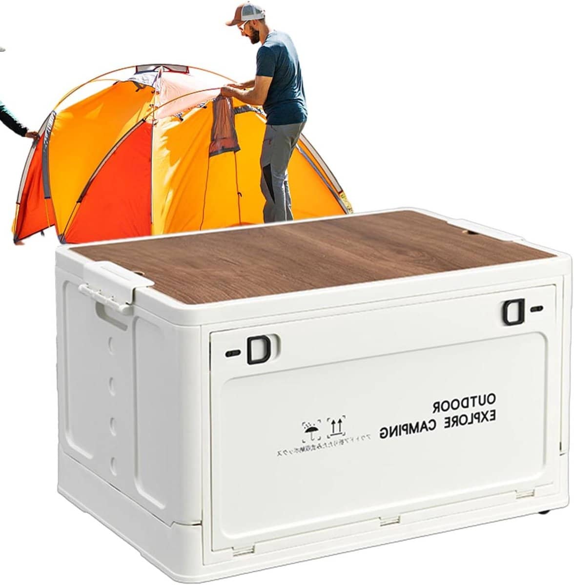 opvouwbare opbergbox inklapbare bak buiten opbergen met