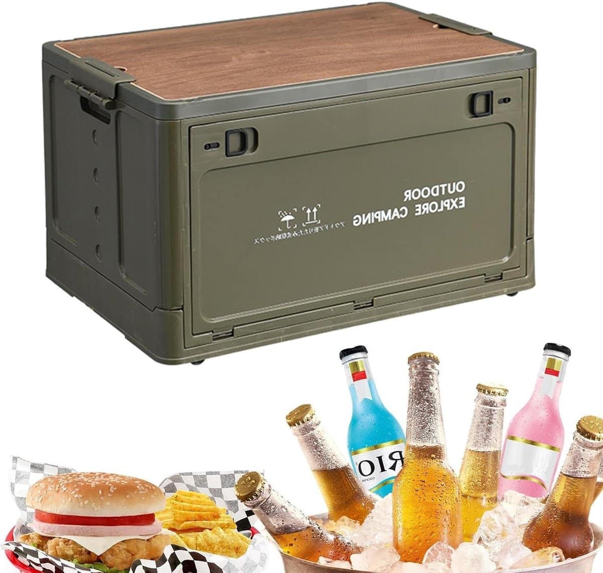 opvouwbare opbergdoos camping opbergbox container outdoor organiseren
