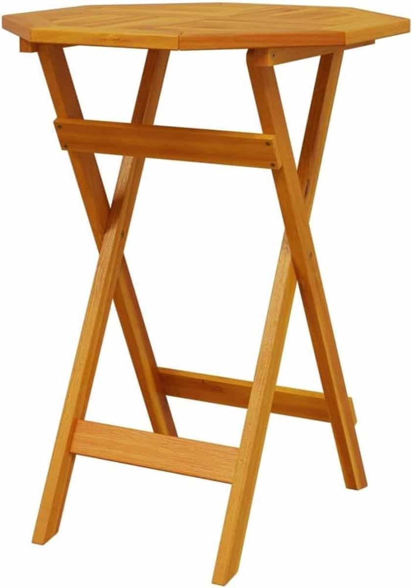 opvouwbare tuintafel houten klaptafel buiten genieten massief