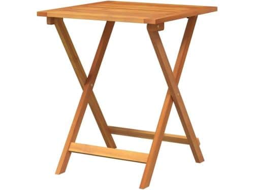 Opvouwbare tuintafel - Inklapbare bijzettafel - Buiten genieten - Massief