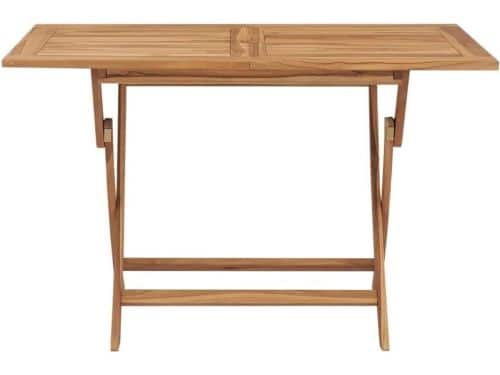 Opvouwbare tuintafel - Klaptafel buiten - Buiten eten - Massief