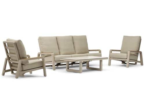 Osmen Manly stoel-bank loungeset 4-delig