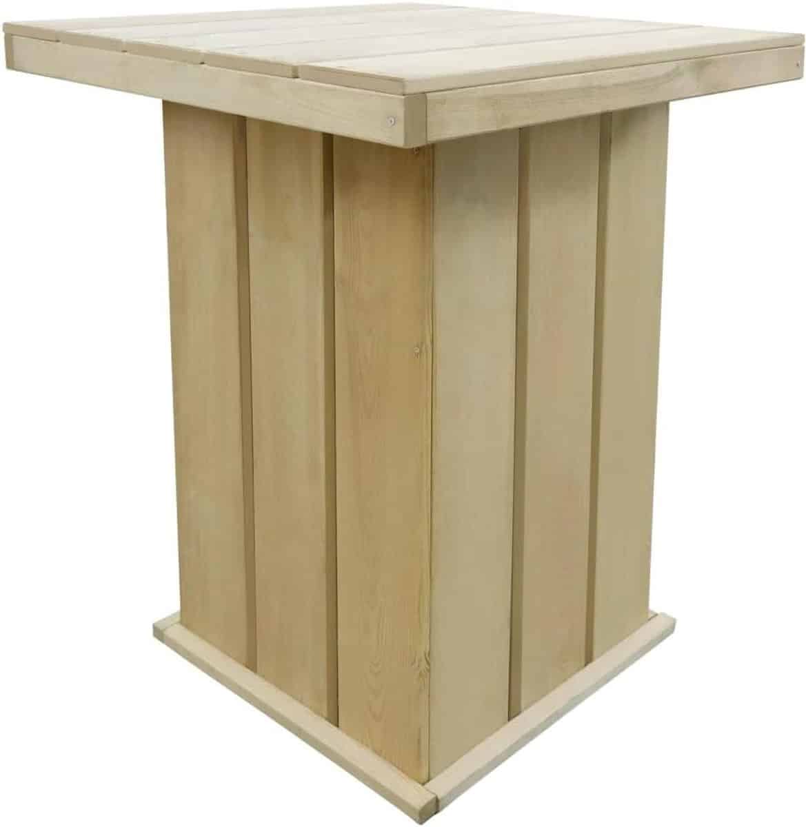 outdoor bar tafel houten bartafel buiten zitten