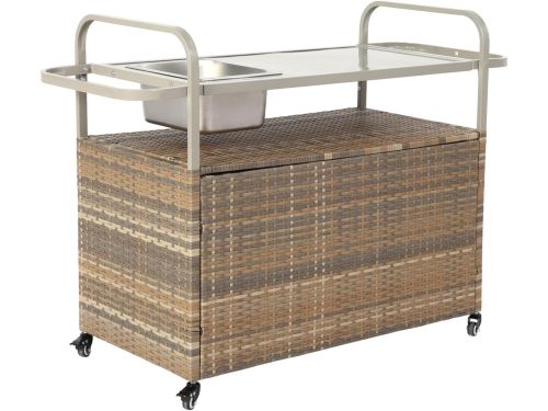 Outdoor bartafel - Barwagen met kast - Buitenfeesten organiseren