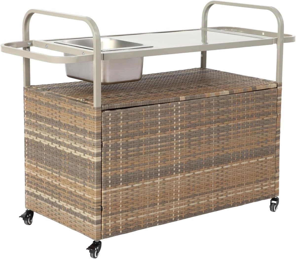outdoor bartafel barwagen met kast buitenfeesten organiseren