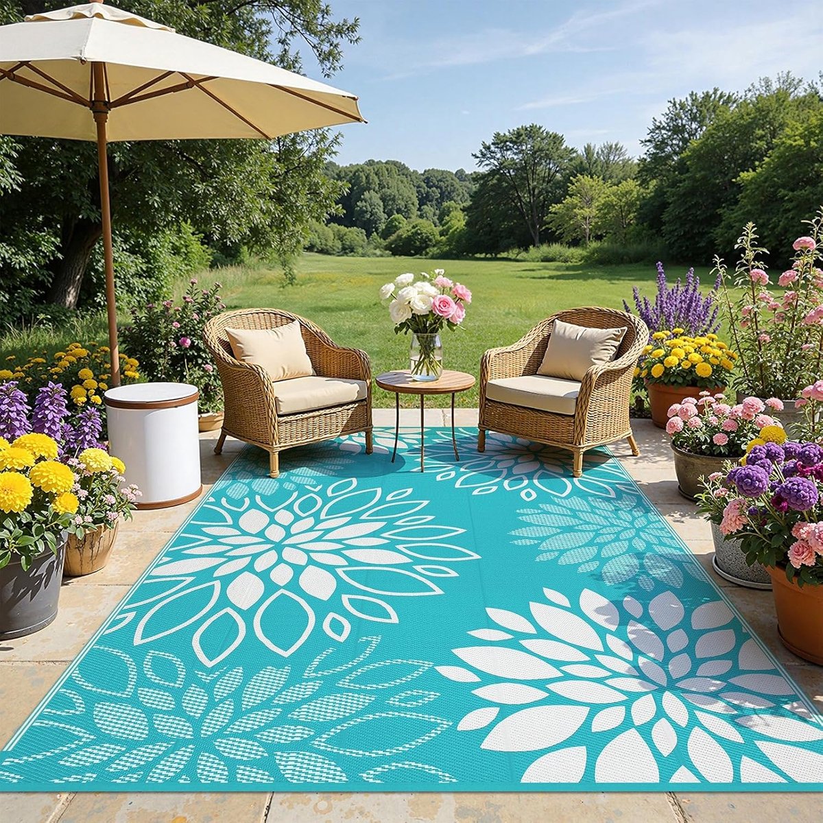 outdoor kleed buiten tapijt tuin en camping