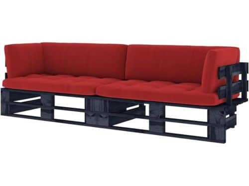 Palletbank met Kussen - Tuinbank Loungebank - Ontspannen in de