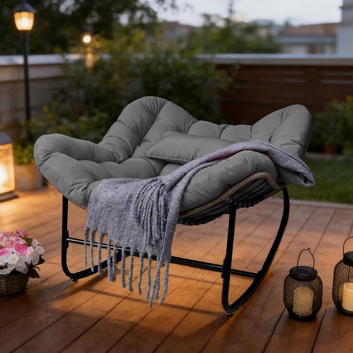 papasan schommelstoel eierstoel hangstoel binnen ontspannen extra