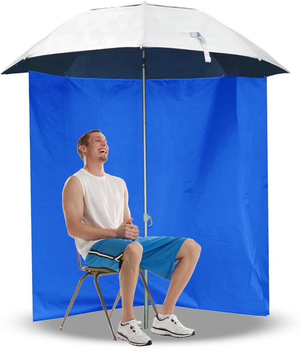 paraplu omringdoek parasolhoes buiten zitten waterdicht oxford