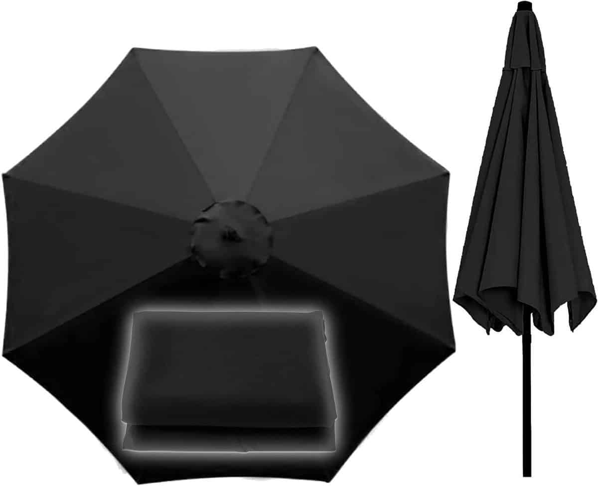 paraplu vervangingsdoek parasolhoes terras beschermen uv30+ bescherming