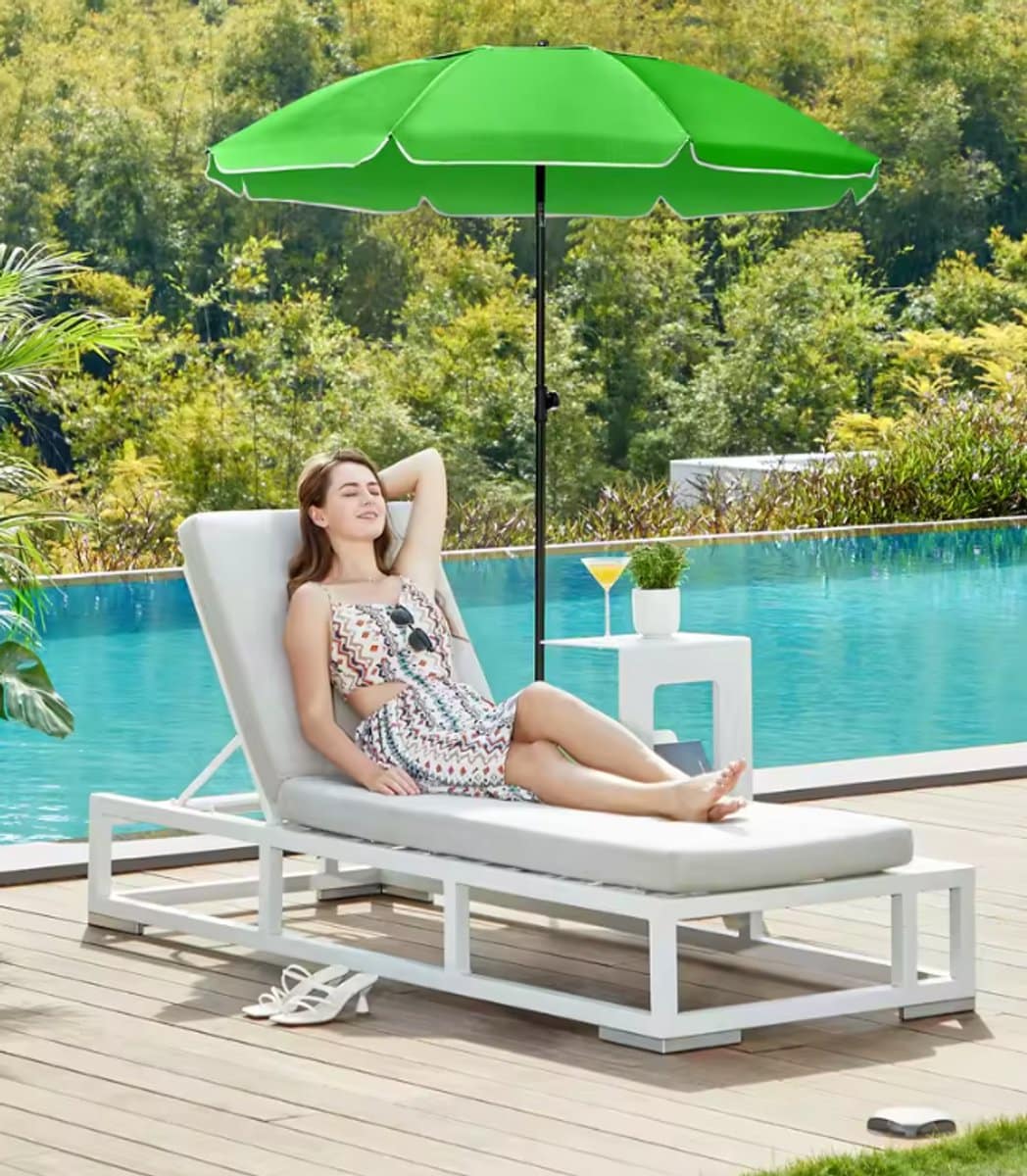 parasol kantelbaar strand & tuin Ø 160 cm