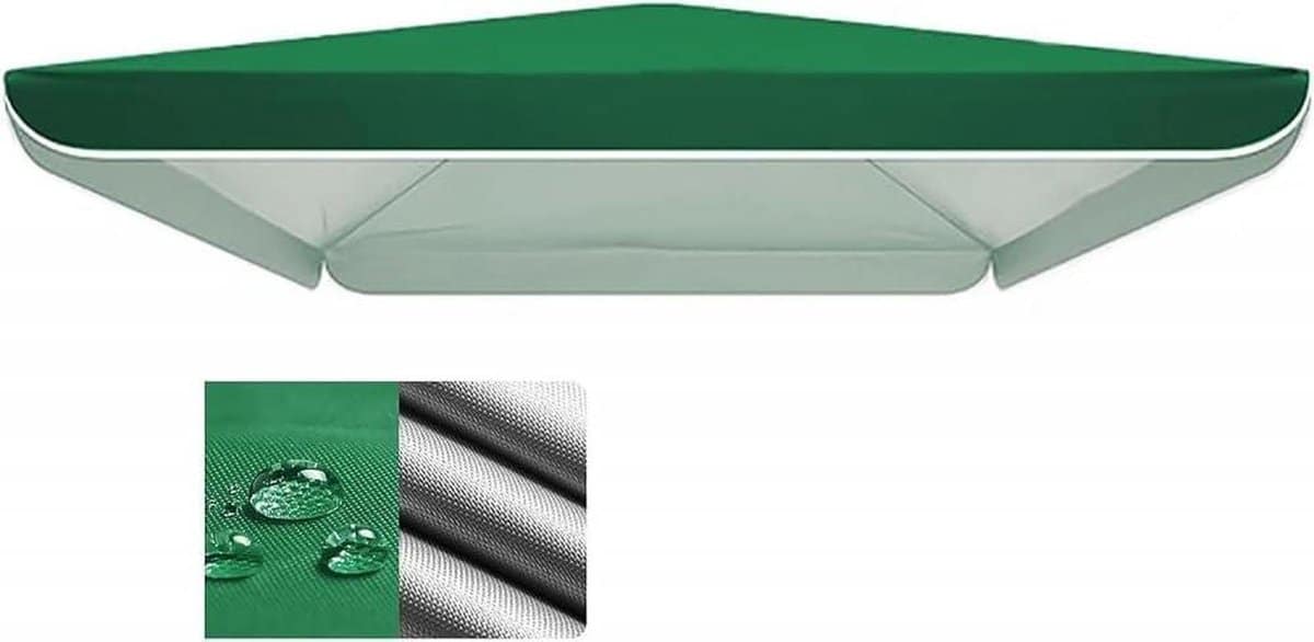 parasol vervangdak parasolhoes terras beschermen dubbellaags oxford