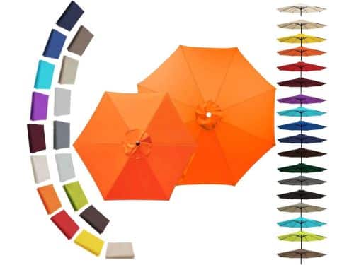 Parasol Vervangdoek - Parasolhoes Bovenstuk - Buiten Zitten - Ventilatie