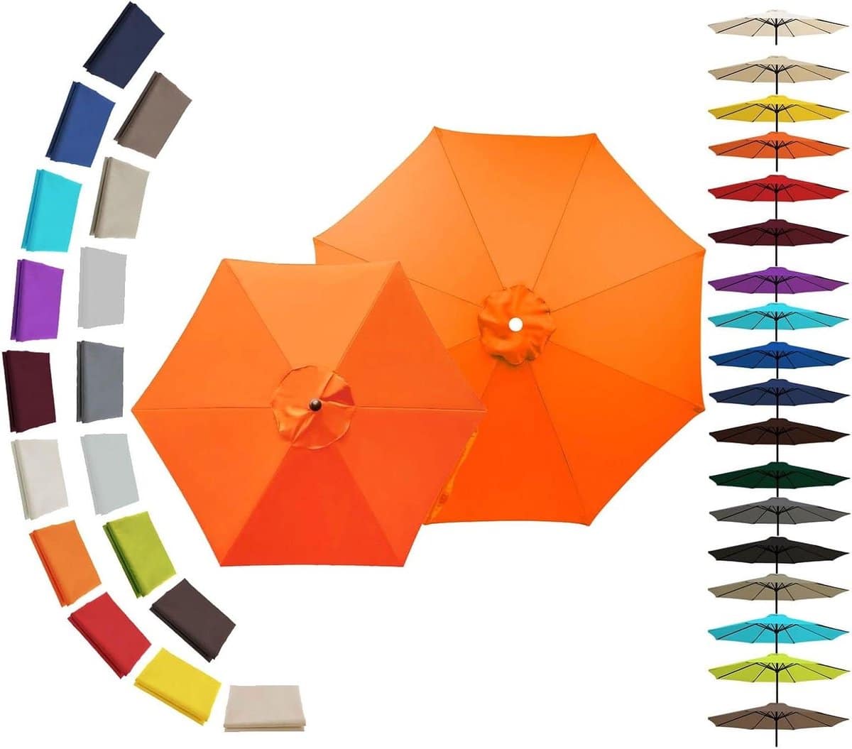 parasol vervangdoek parasolhoes bovenstuk buiten zitten ventilatie