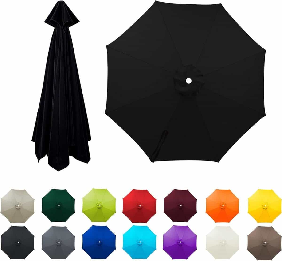 parasol vervangdoek parasolhoes buiten terras beschermen uv